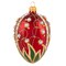 Miss Christmas 4.5 Inch Small Lily Of The Valley In Red Christmas Tree Ornament , Christmas, Holidays, Celebrations